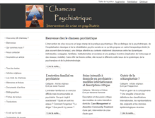 Tablet Screenshot of chameaupsy.com